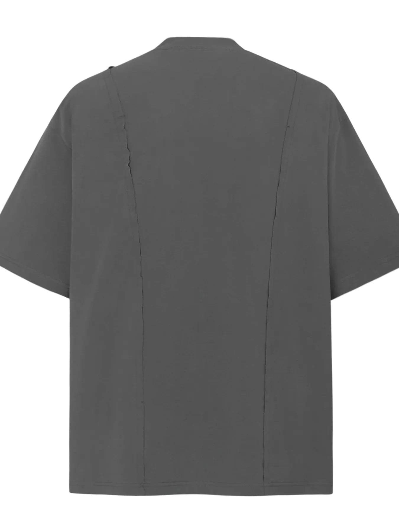 Men's Contrast Round Neck Short Sleeve T-Shirt Trendsi