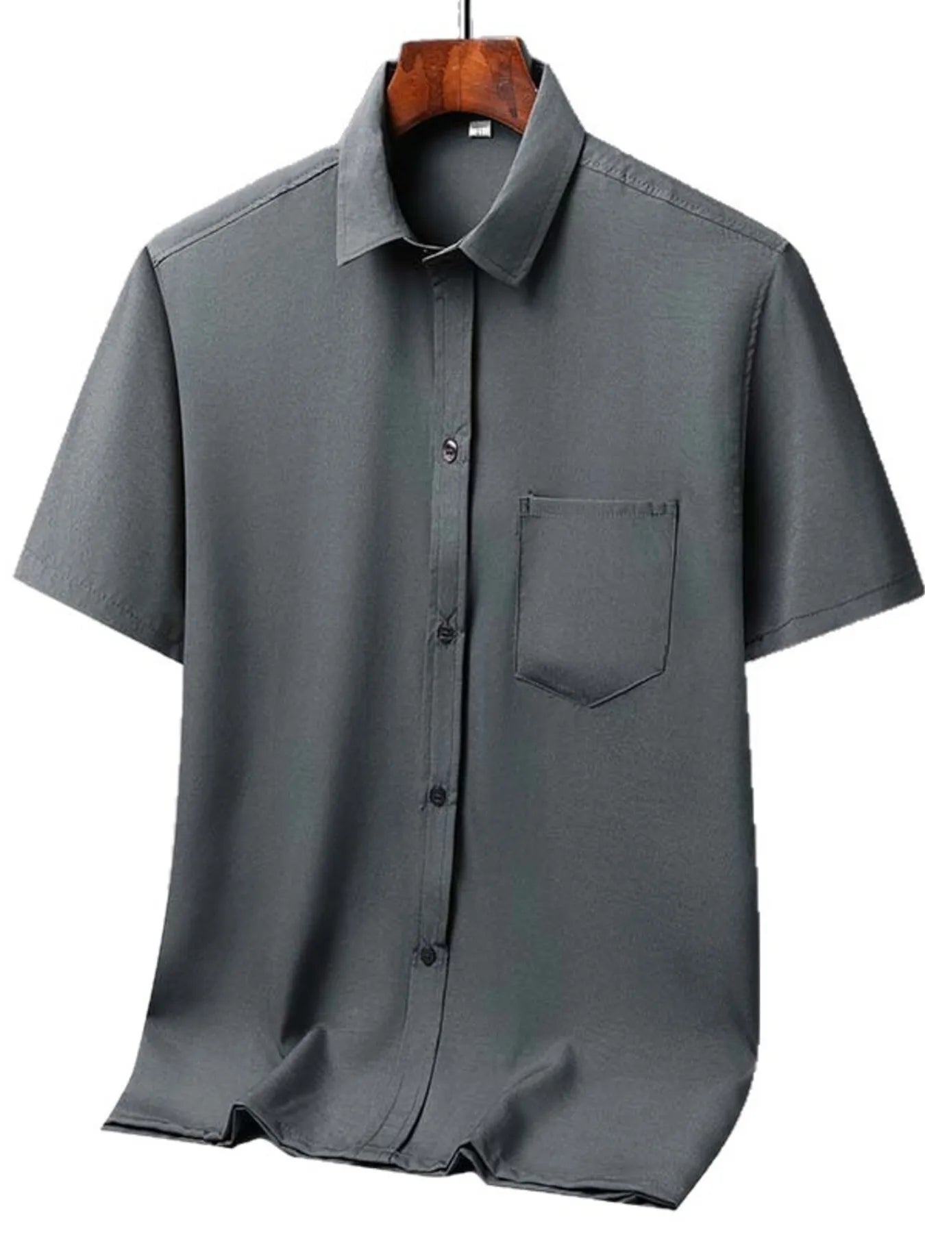 Men's Full Size Button Up Short Sleeve Shirt Plus Size NicholesGifts