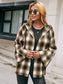 Ivy Lane Pocketed Plaid Long Sleeve Hooded Jacket nicholesgifts