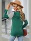 Leopard Striped Round Neck T-Shirt nicholesgifts
