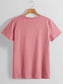 LUCKY Round Neck Short Sleeve T-Shirt nicholesgifts