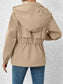 Ivy Lane Drawstring Zip Up Hooded Jacket nicholesgifts