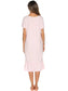 Lace Detail Square Neck Lounge Dress nicholesgifts