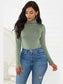 Turtleneck Long Sleeve Bodysuit nicholesgifts