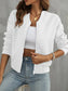 Zip Up Long Sleeve Jacket nicholesgifts