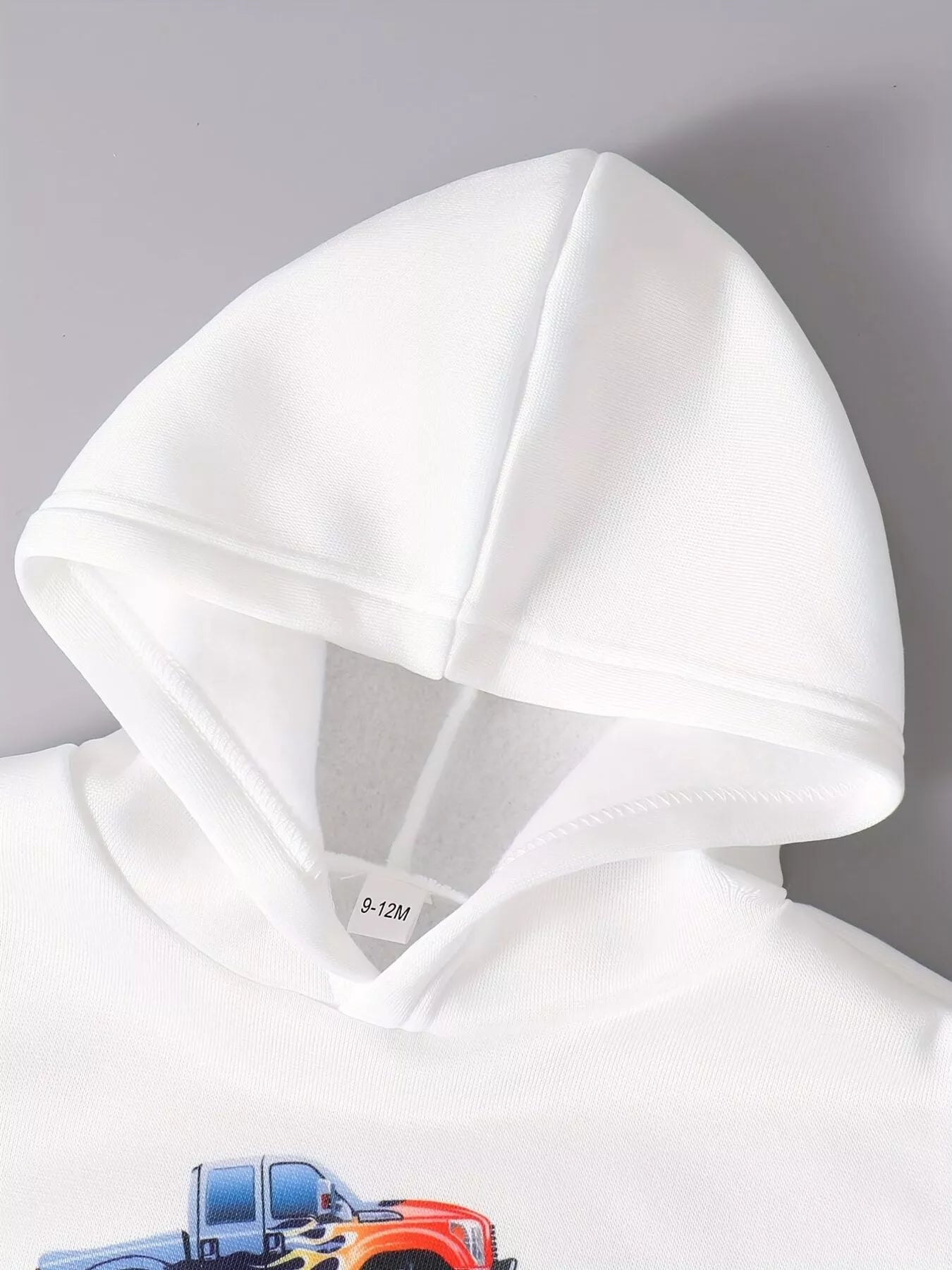 Children's Cartoon Truck Graphic Hoodie & Pants Set NicholesGifts