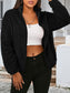 Zip Up Turtleneck Long Sleeve Jacket nicholesgifts