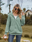 Zip Up Drawstring Long Sleeve Hooded Jacket nicholesgifts