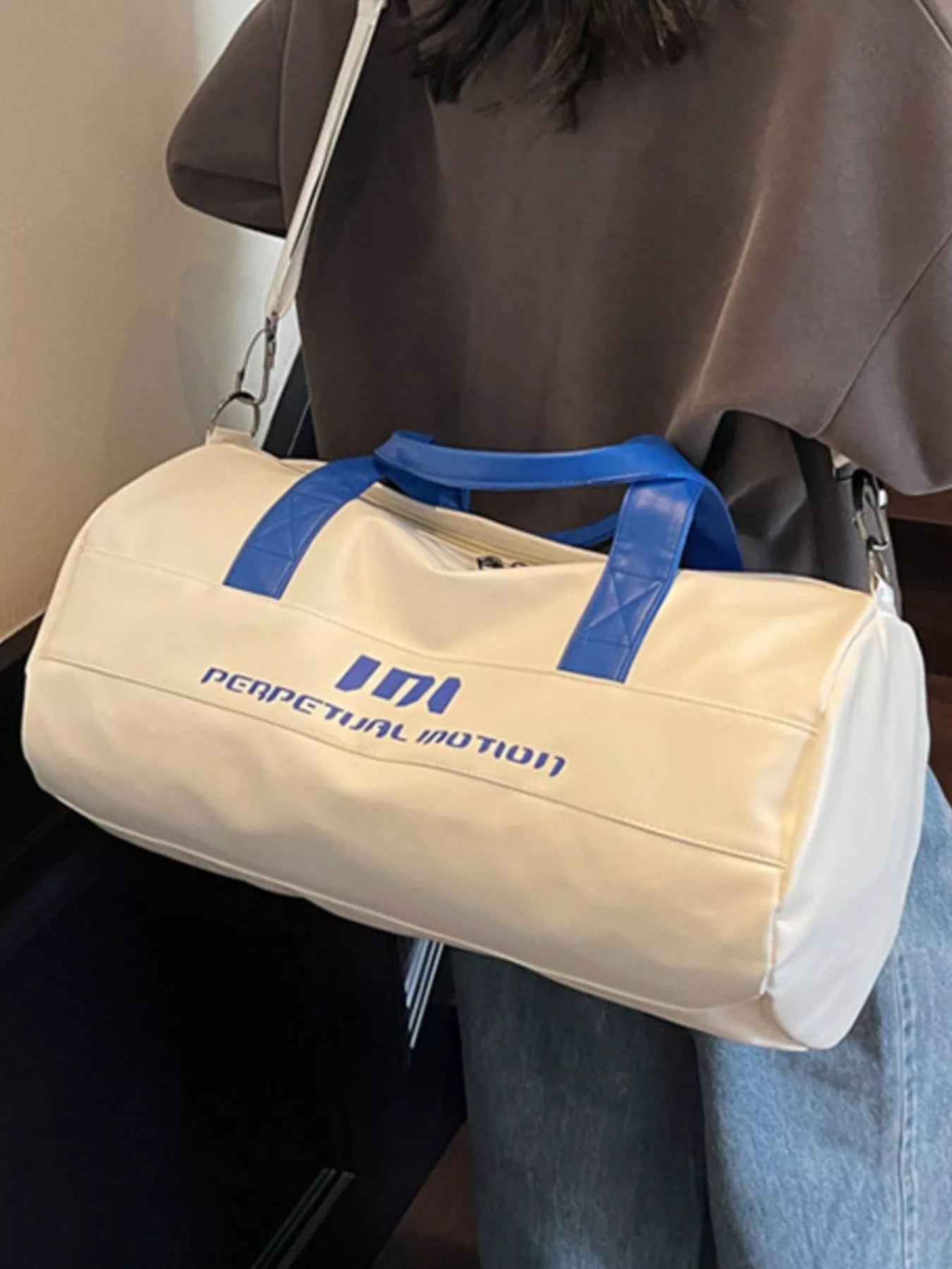 Lightweight Travel Duffel Bag with Shoulder Strap nicholesgifts