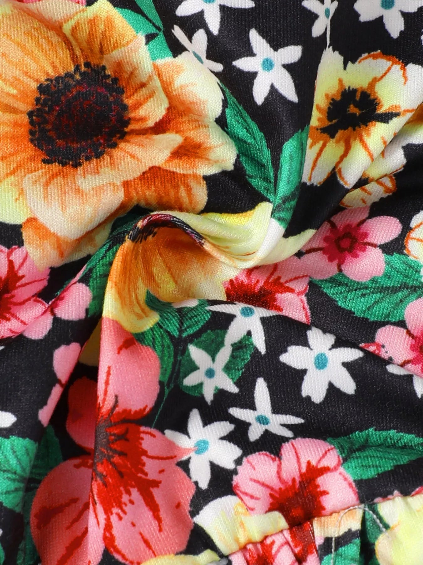 Children's Floral Bell Sleeve Top and Pants Set NicholesGifts