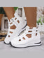 Women Cutout Platform Sneakers nicholesgifts