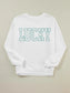 LUCKY Graphic Round Neck Long Sleeve Sweatshirt nicholesgifts