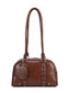 Vintage Style Leather Shoulder Bag nicholesgifts
