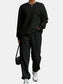 Texture Round Neck Top and Pants Set nicholesgifts