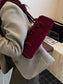Solid Color Shoulder Bag nicholesgifts