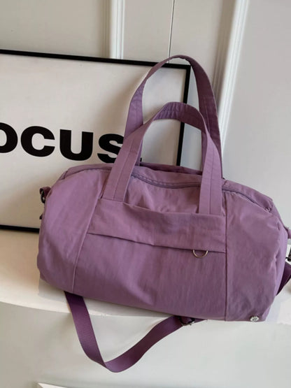 Solid Color Lightweight Travel Duffel Bag nicholesgifts