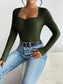 Honey Ribbed Long Sleeve T-Shirt nicholesgifts