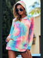 BiBi Tie Dye French Terry Hoodie with Kangaroo Pocket nicholesgifts