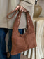 Studded Suede Shoulder Bag nicholesgifts