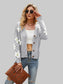 Women Flower Pattern Button Front Cardigan nicholesgifts