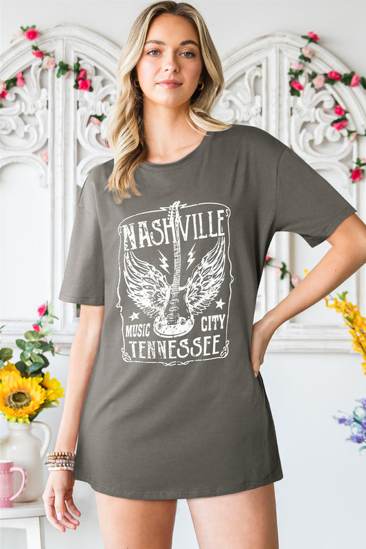 NASHVILLE MUSIC CITY TENNESSEE Graphic T-Shirt nicholesgifts