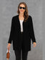Angel Wings Pocketed Open Front Long Sleeve Cardigan nicholesgifts