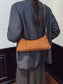 Vintage Suede Hobo Shoulder Bag nicholesgifts