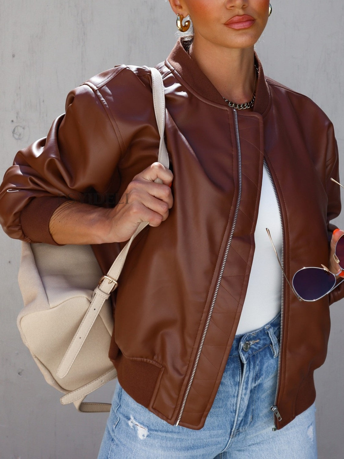 Zip Up Long Sleeve Jacket NicholesGifts