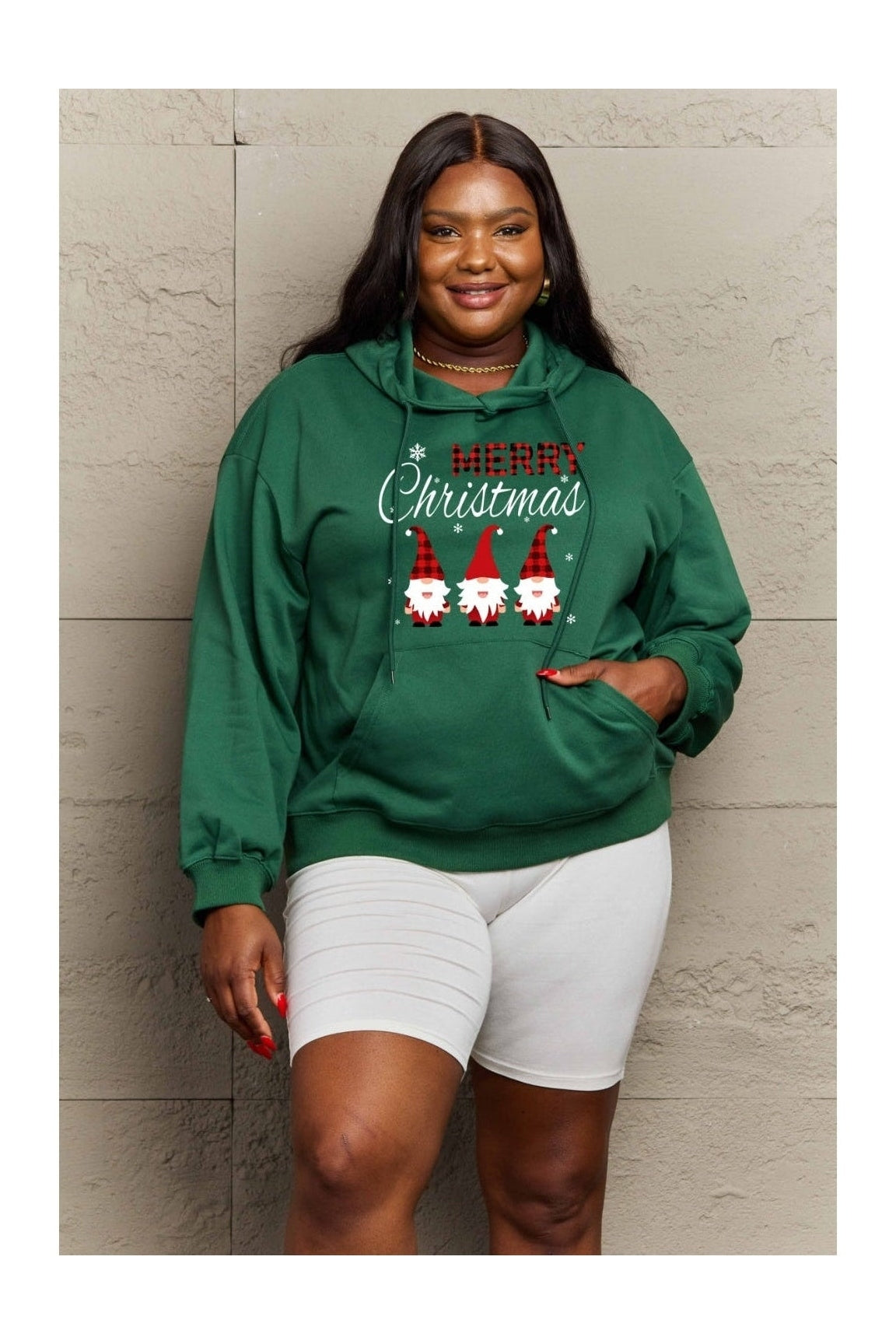 Simply Love Full Size MERRY CHRISTMAS Graphic Hoodie nicholesgifts