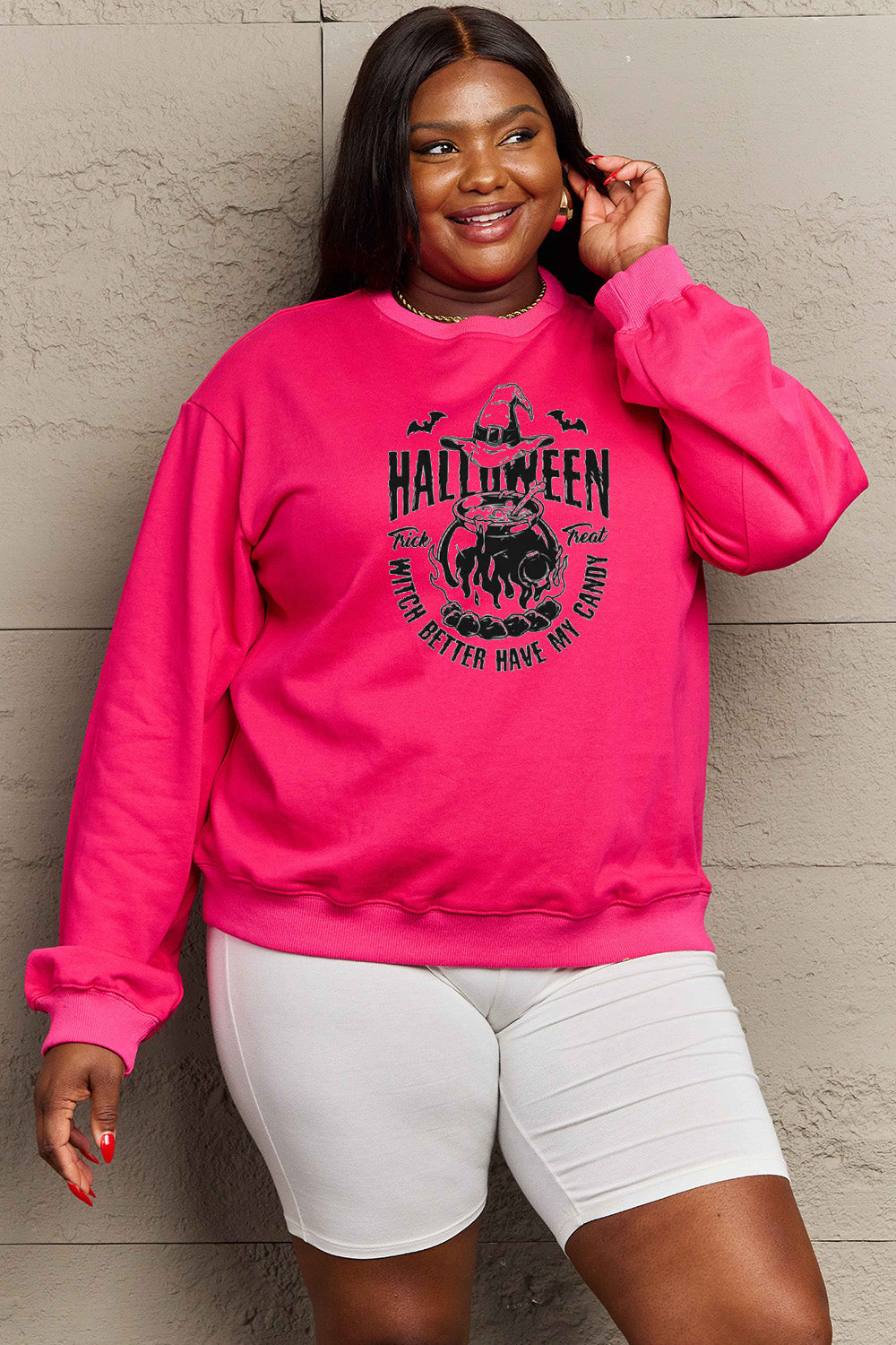 Simply Love Full Size Graphic Round Neck Sweatshirt NicholesGifts