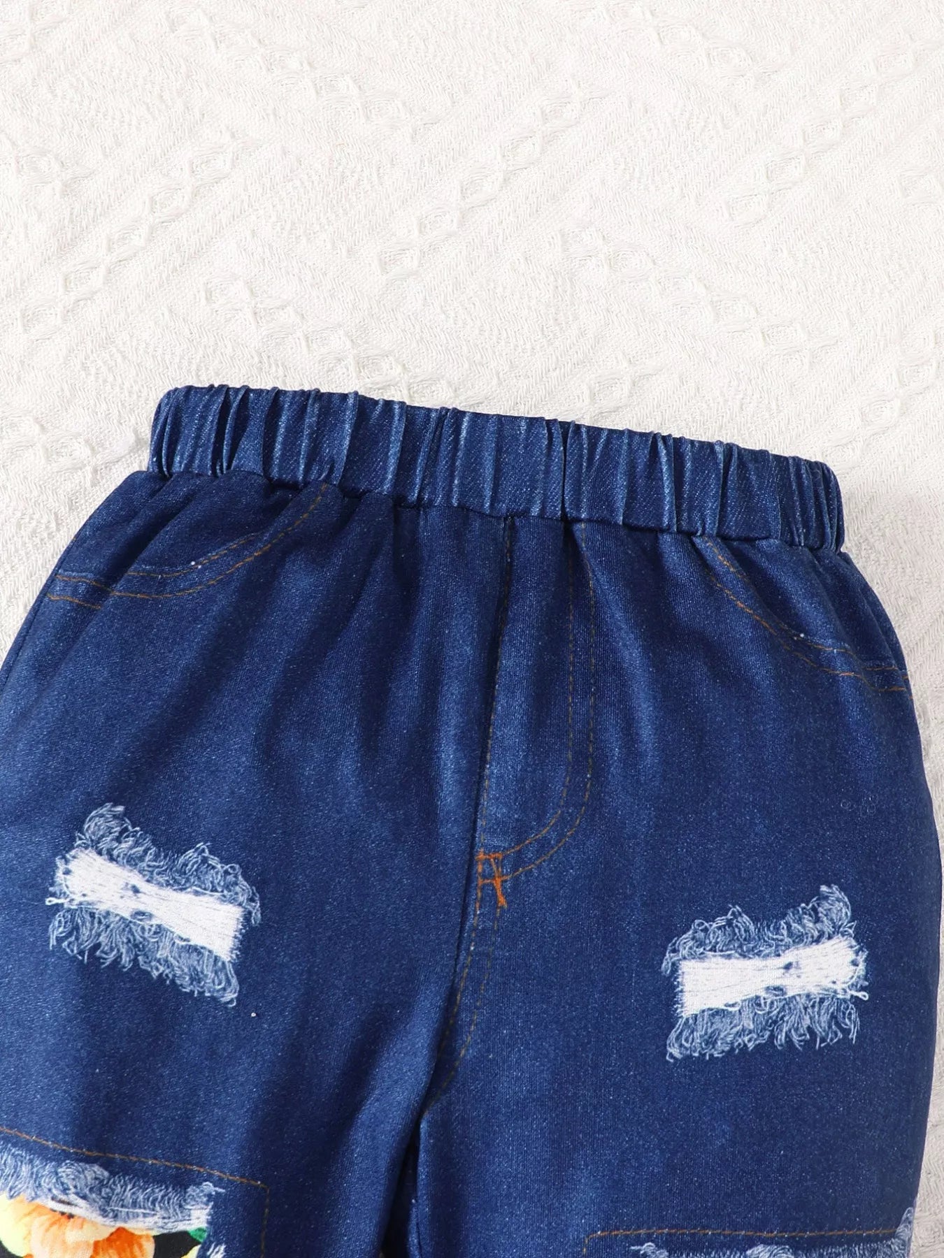 Children's Floral Bell Sleeve Top and Pants Set NicholesGifts