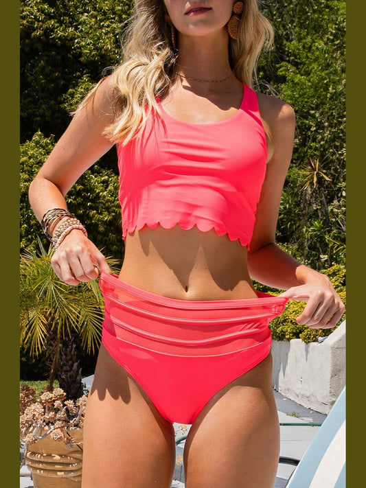 Scoop Neck Sleeveless Swim Set NicholesGifts