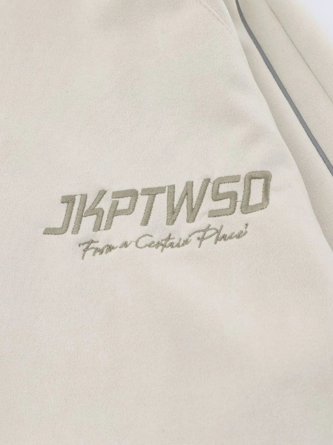 Men's Letter Graphic Track Jacket with Contrast Trim Trendsi