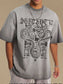 Men's Graphic Round Neck Half Sleeve T-Shirt nicholesgifts
