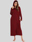 Zip Front Hooded Night Dress with Pockets nicholesgifts