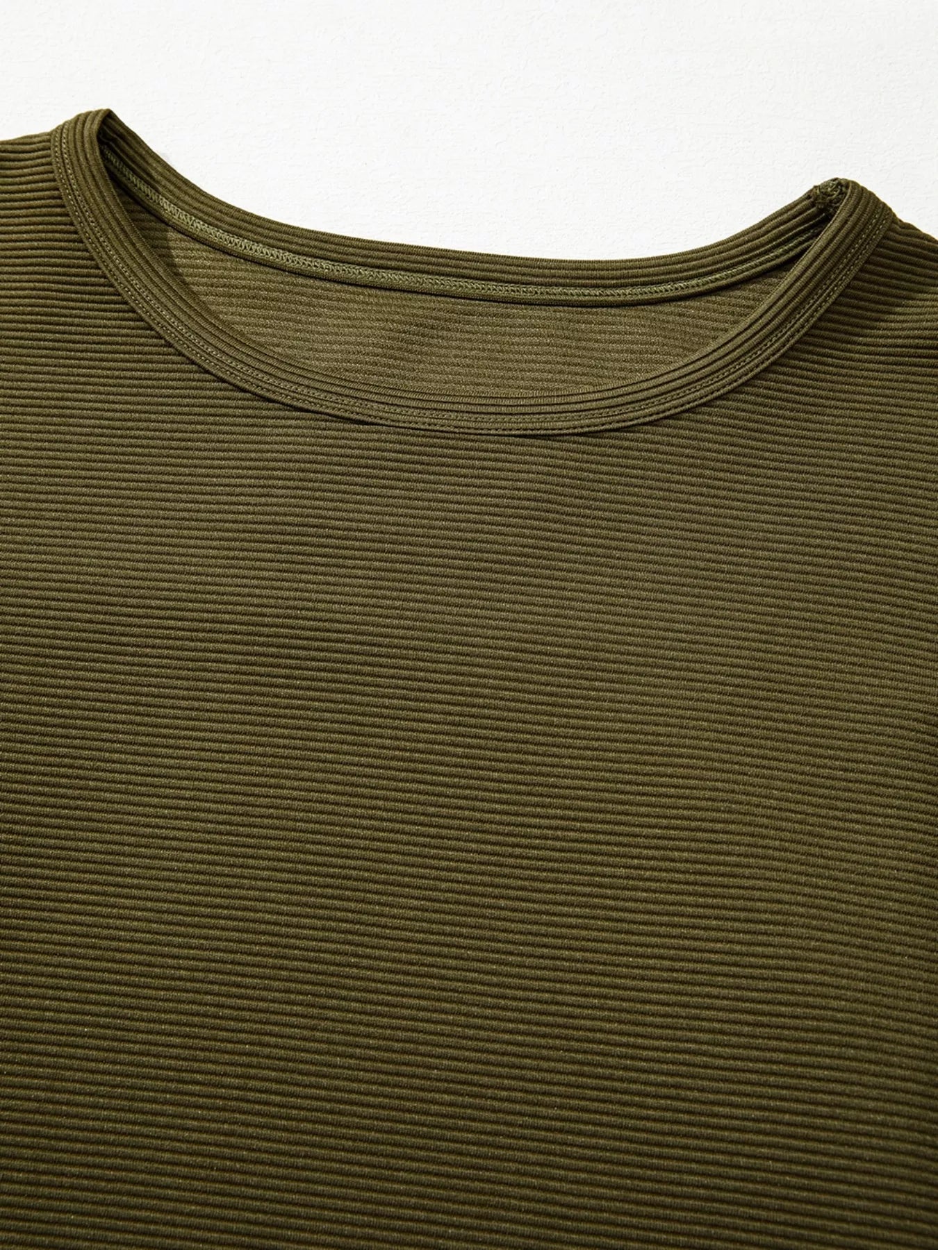 Ribbed Knit Oversized Sweatshirt nicholesgifts