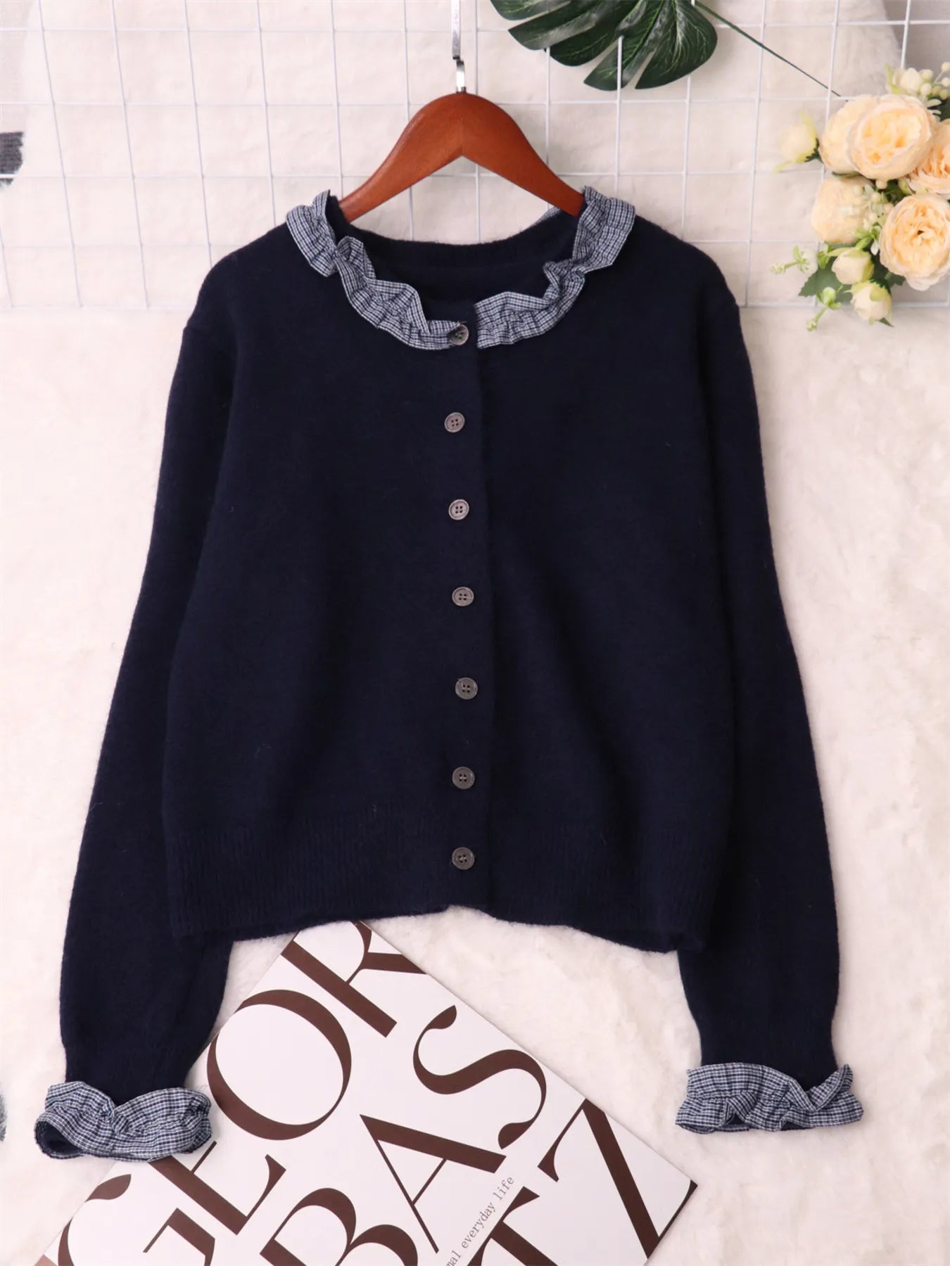 Button Up Long Sleeve Cardigan