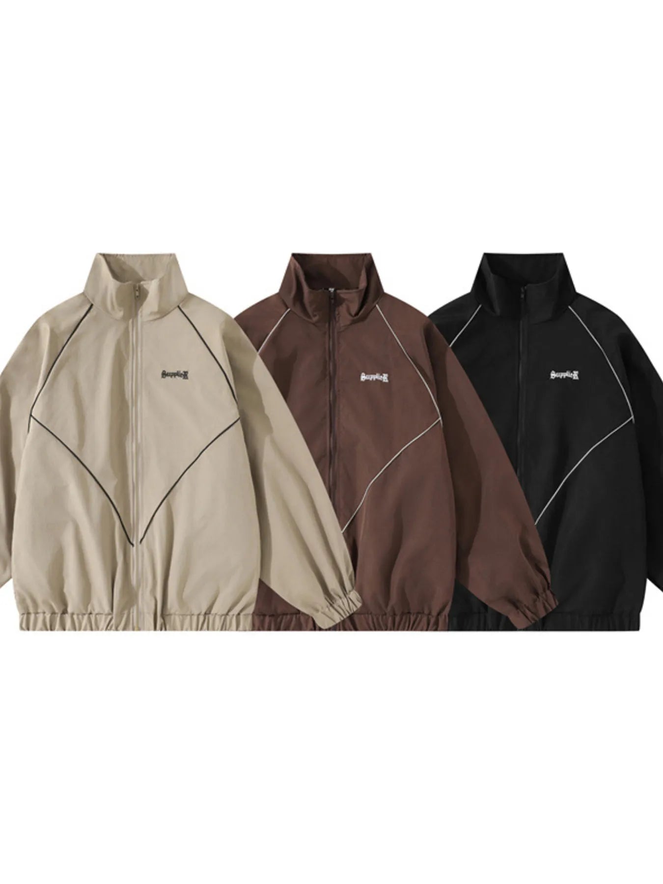 Men's Zip Up Long Sleeve Jacket
