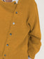 Dropped Shoulder Buttoned Cardigan nicholesgifts