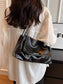 Chain Accent Flap Shoulder Bag nicholesgifts