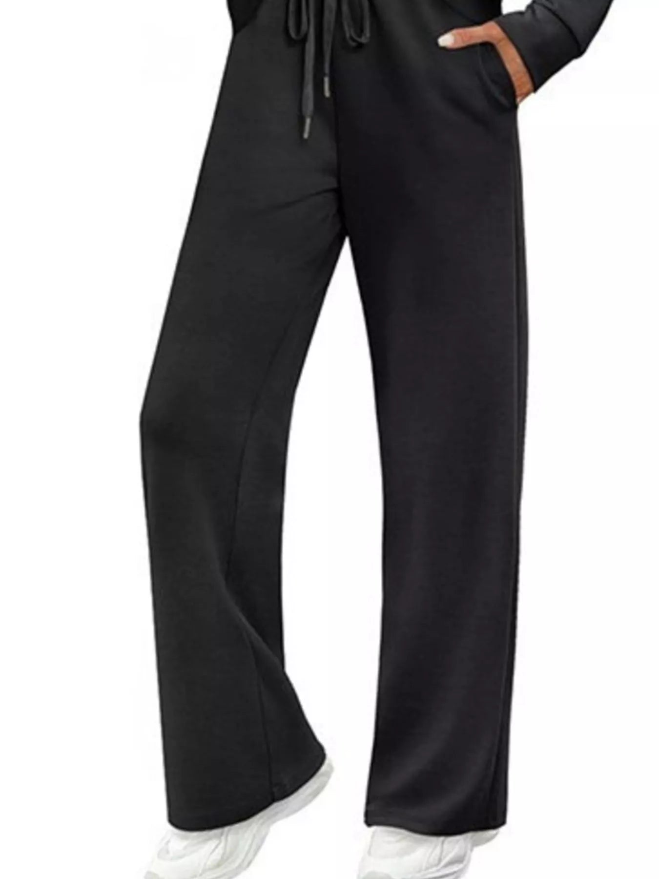 Full Size Long Sleeve Round Neck Top and Pants Set Plus Size nicholesgifts