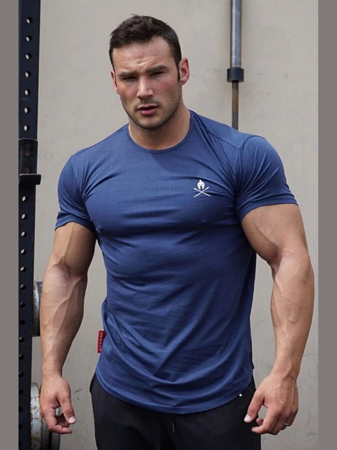 Men's Round Neck Short Sleeve T-Shirt Trendsi