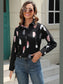 Printed Collared Neck Buttoned Shirt nicholesgifts