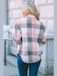 Plaid Button Up Dropped Shoulder Jacket nicholesgifts