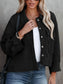 Button Up Long Sleeve Jacket nicholesgifts