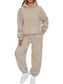 Full Size Kangaroo Pocket Hoodie and Joggers Set Plus Size nicholesgifts
