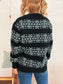 Contrast Ribbed hem Long Sleeve Sweater nicholesgifts