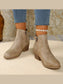 Point Toe Block Heels Boots nicholesgifts