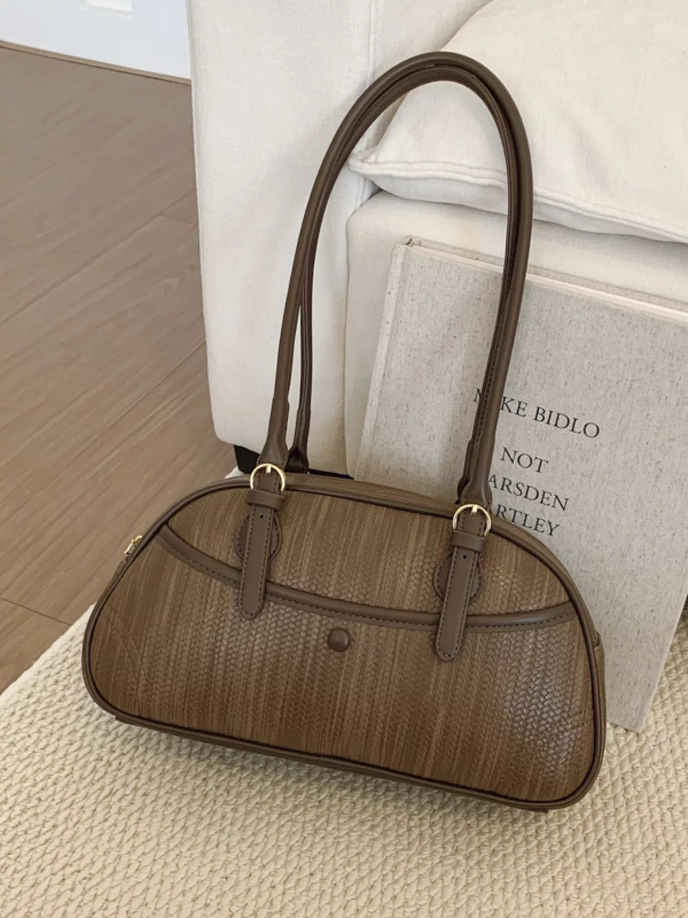 Vintage Buckle Shoulder Bag nicholesgifts