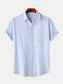 Men's Casual Short Sleeve Button Down Shirt nicholesgifts